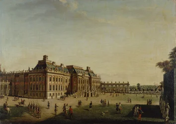 Kaupungin linnan puutarha edessä, 1773